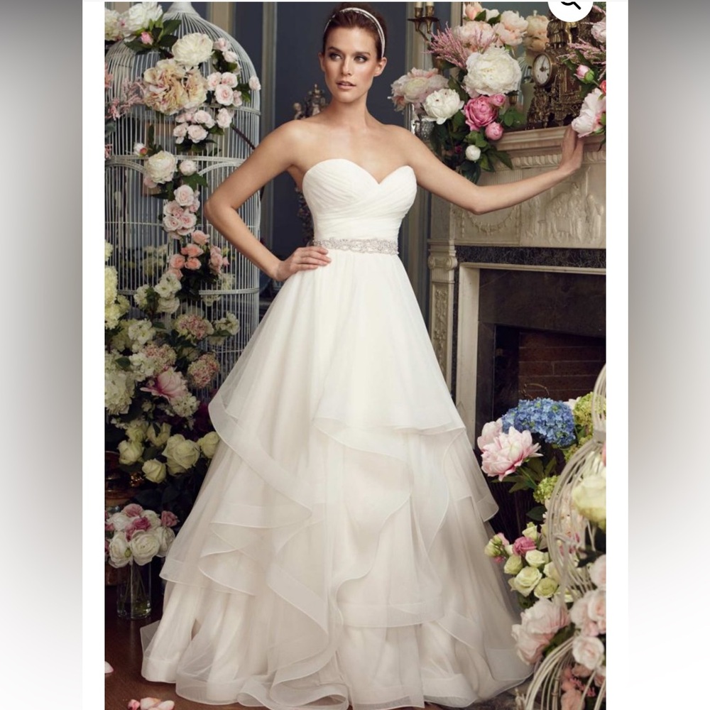 Mikaella Bridal White Wedding Dress